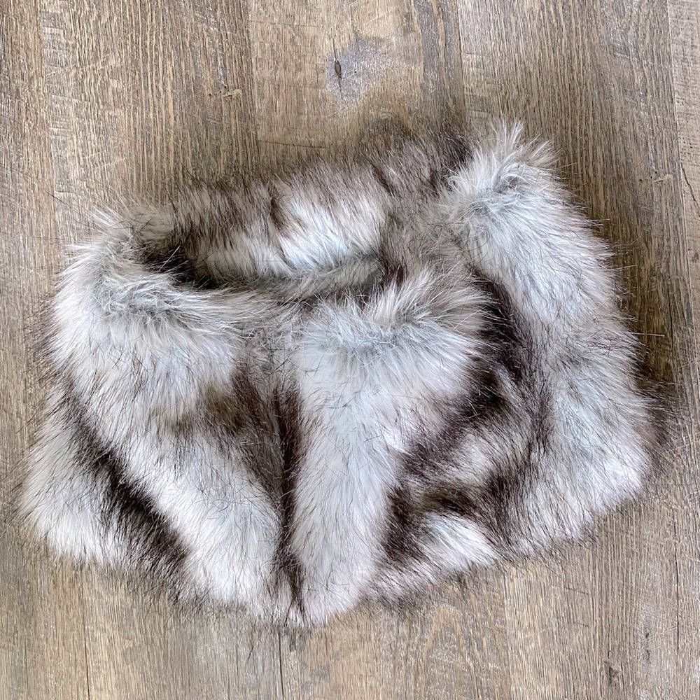 Michael Kors Faux Fur Scarf